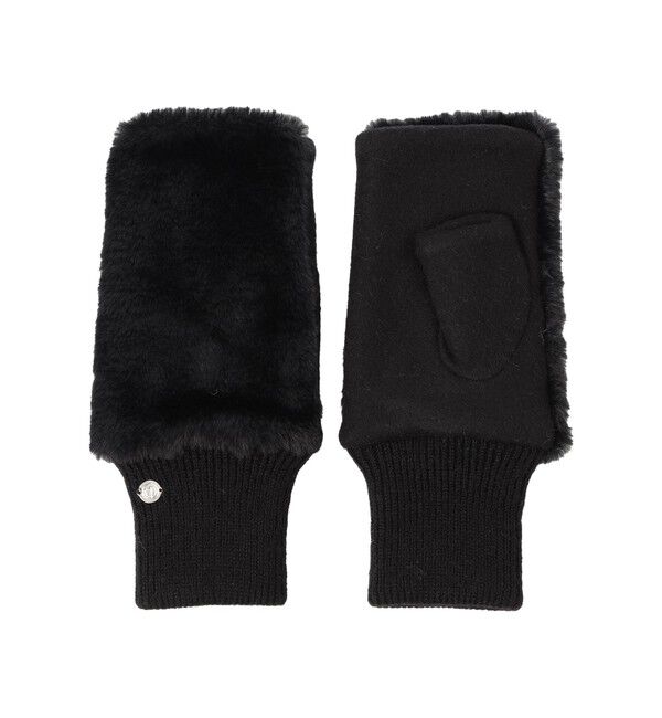 MACKINTOSH PHILOSOPHY「フィンガーレスファーミトン」|手袋|ブラック