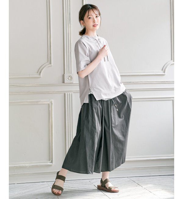 ikka「コットンUSA鹿の子スピンドルプルオーバー」|その他|