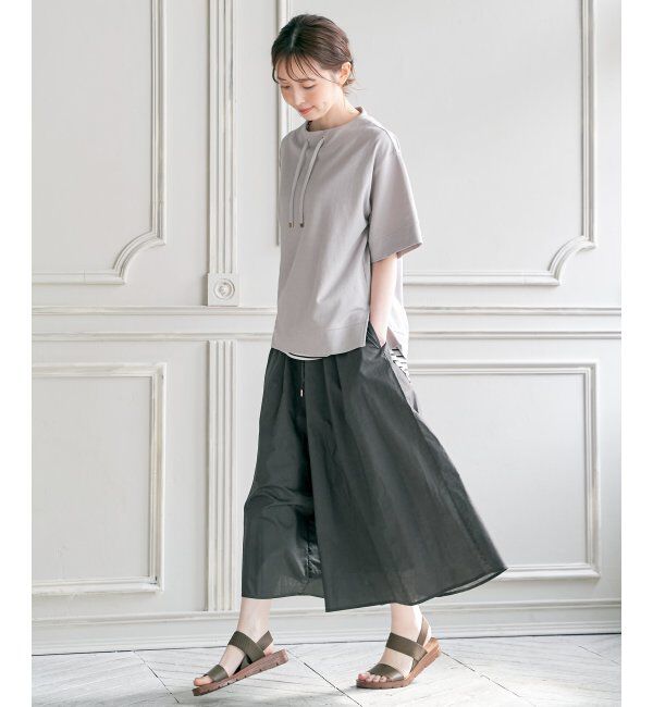 ikka「コットンUSA鹿の子スピンドルプルオーバー」|その他|