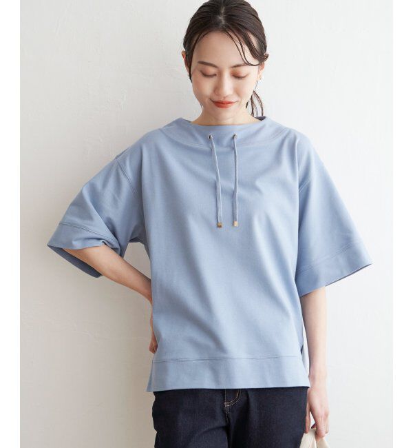 ikka「コットンUSA鹿の子スピンドルプルオーバー」|その他|