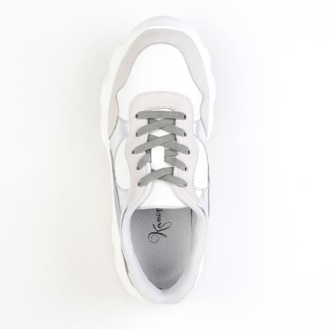 銀座かねまつ「TN250334STE3CBWHT3CB　【本革】ハンズフリースニーカー」|スニーカー|