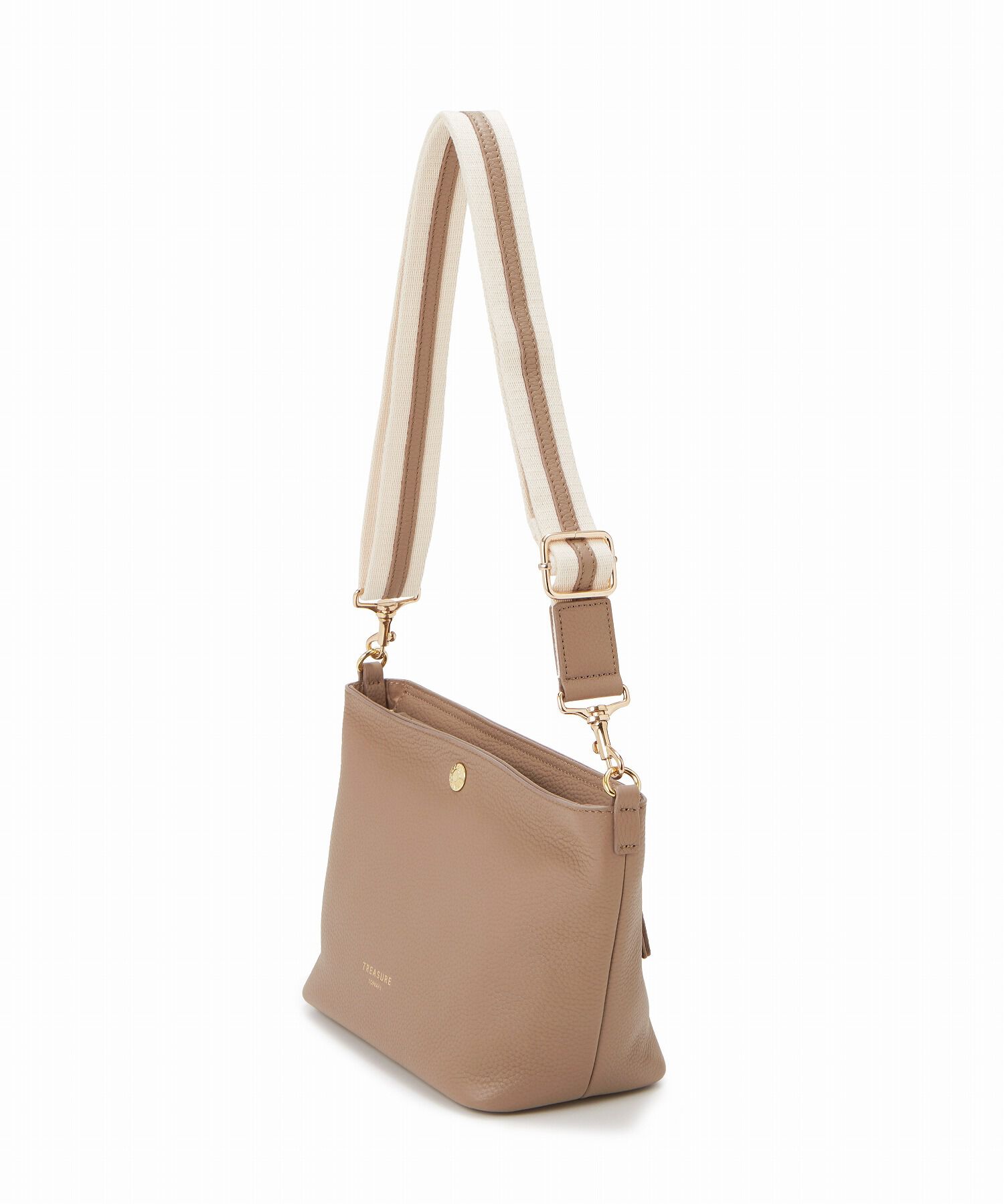 TOPKAPI TREASURE「【TREASURE TOPKAPI】 ソフトシュリンク テープ コンビ レザー ミニショルダーバッグ」|ショルダー・メッセンジャー|