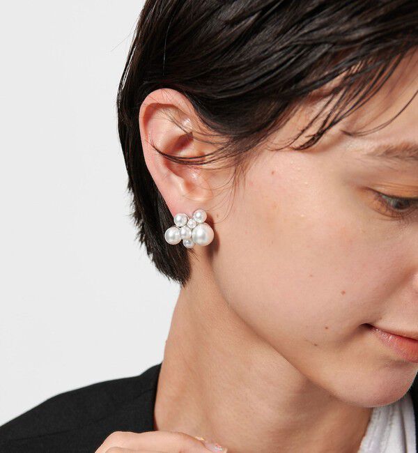 UNITED ARROWS「＜IRIS 47＞PETIT BREATH イミテーションパール イヤリング」|イヤリング|