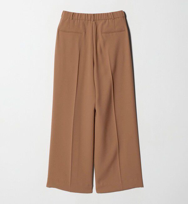 UNITED ARROWS「2タック ワイドパンツ‐UVカット 接触冷感 吸水速乾 帯電防止 ウォッシャブル‐」|チノ|