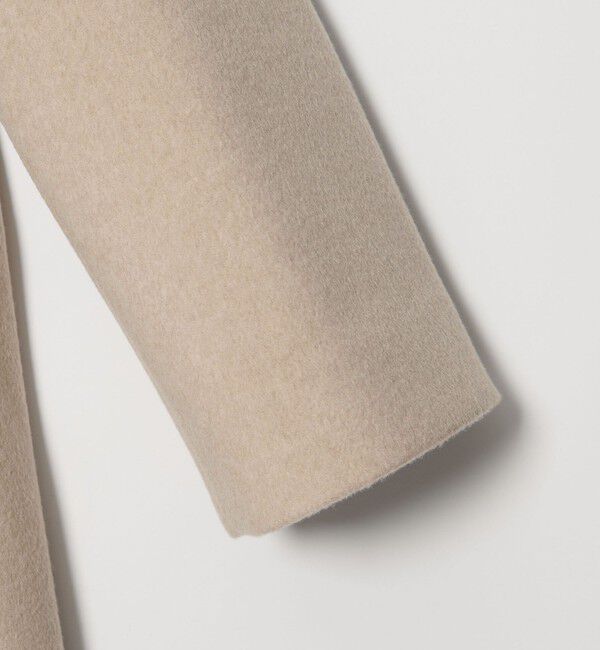 UNITED ARROWS「Aライン ミドルコート」|ノーカラーコート|