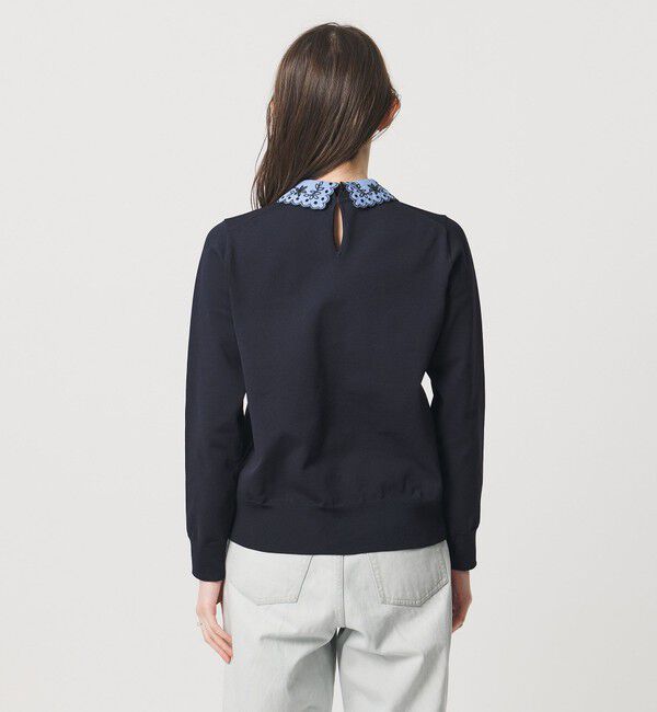 UNITED ARROWS「レディー フラワービジュー ニット‐ ウォッシャブル‐」|ニット・セーター|