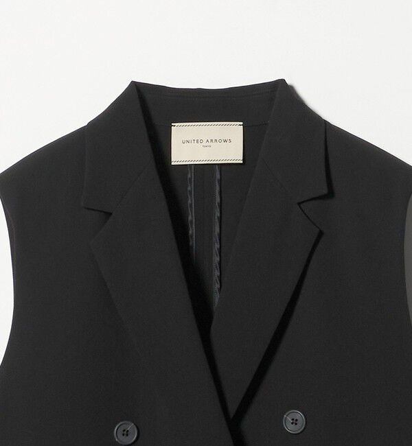 UNITED ARROWS「Drapy テーラード ミドル ベスト」|ベスト・ジレ|