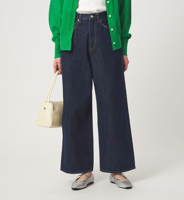 UNITED ARROWS green label relaxing「［size SHORT/TALLあり］ワイド デニム パンツ」|デニム|