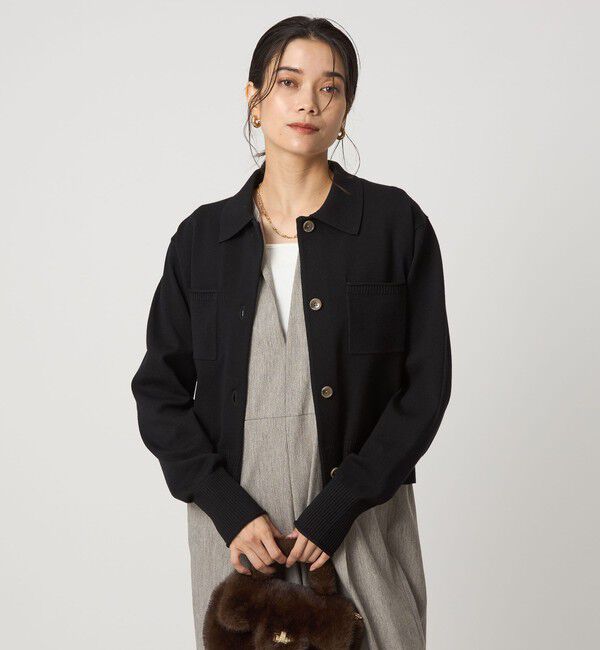 UNITED ARROWS green label relaxing「ポロニット カーディガン ウォッシャブル」|カーディガン|