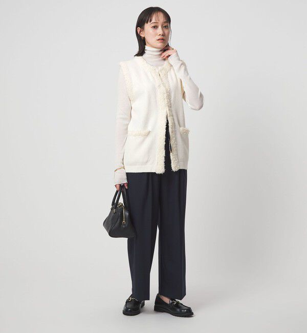 UNITED ARROWS green label relaxing「ブークレ&times;フリンジ ベスト ウォッシャブル」|ベスト・ジレ|