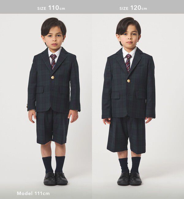 UNITED ARROWS green label relaxing「TRW ブラックウォッチ ジャケット / キッズ 110cm-130cm」|テーラードジャケット|