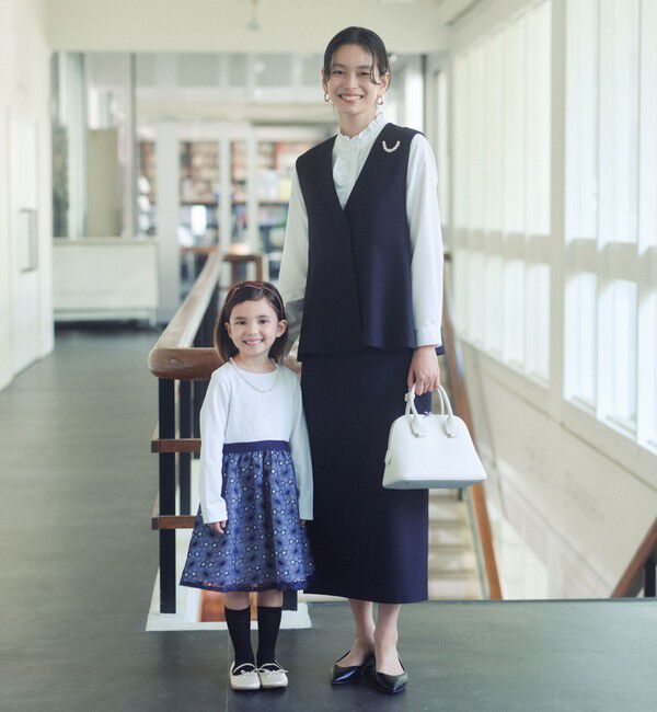 UNITED ARROWS green label relaxing「［size SHORTあり］fleurie(フルリー) ペプラム ジレ」|ベスト・ジレ|