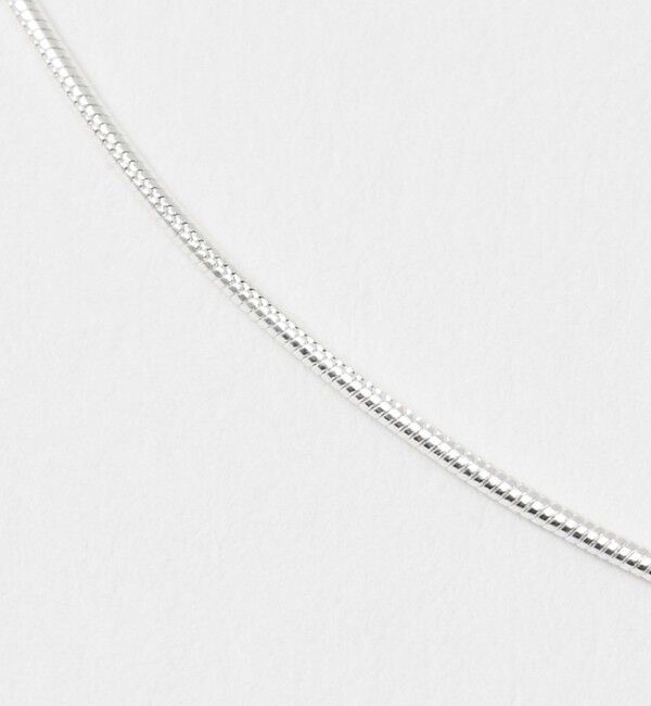 UNITED ARROWS green label relaxing「GLR スネーク シルバー ネックレス」|ネックレス|