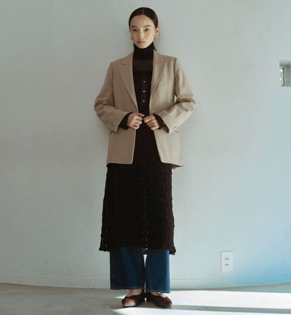 UNITED ARROWS green label relaxing「＜SEASONAL COLLECTION＞ハイゲージ シアー タートル プルオーバー ウォッシャブル」|ニット・セーター|