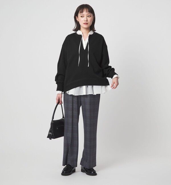 UNITED ARROWS green label relaxing「【WEB限定】＜at ease＞ダブルフェイス 裏起毛 プルオーバー カットソー」|Tシャツ・カットソー|