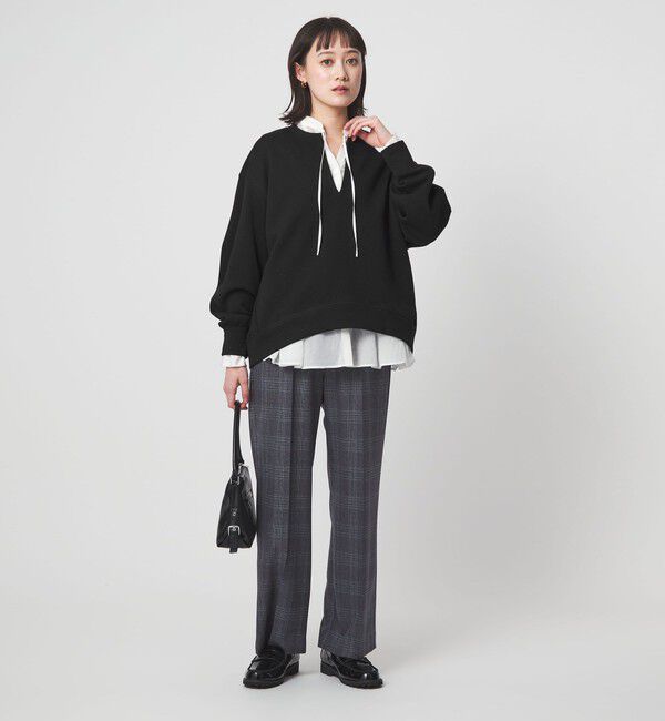 UNITED ARROWS green label relaxing「【WEB限定】＜at ease＞ダブルフェイス 裏起毛 プルオーバー カットソー」|Tシャツ・カットソー|