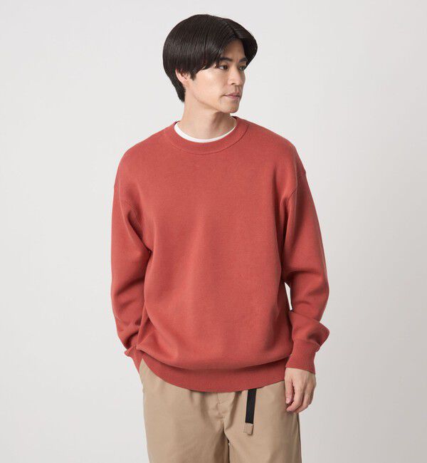 UNITED ARROWS green label relaxing「コットン スウェット クルーネック ニット」|ニット・セーター|