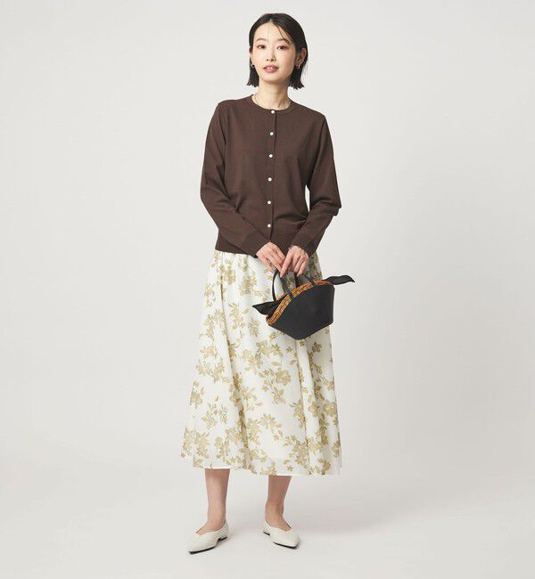 UNITED ARROWS green label relaxing「HIYOKE クルーネック ニット カーディガン マシンウォッシャブル 接触冷感 UVカット 遮熱」|カーディガン|