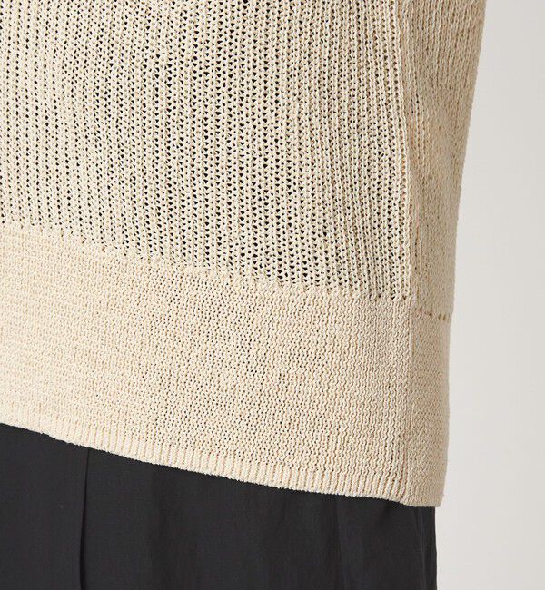 UNITED ARROWS green label relaxing「ペーパー ニット ジレ ウォッシャブル」|ベスト・ジレ|