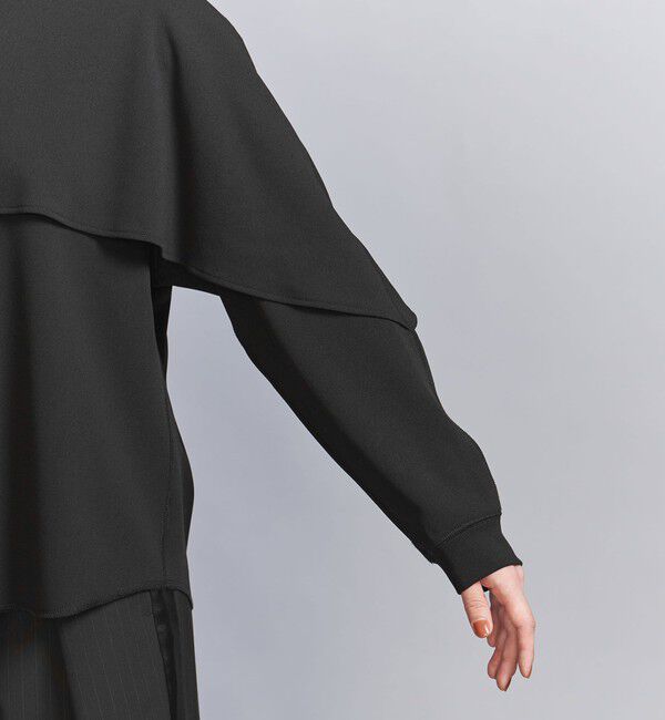 BEAUTY&YOUTH UNITED ARROWS「【WEB限定 Wardrobe DAILY MINIMAL】ケープフリル レイヤーカットソー」|Tシャツ・カットソー|