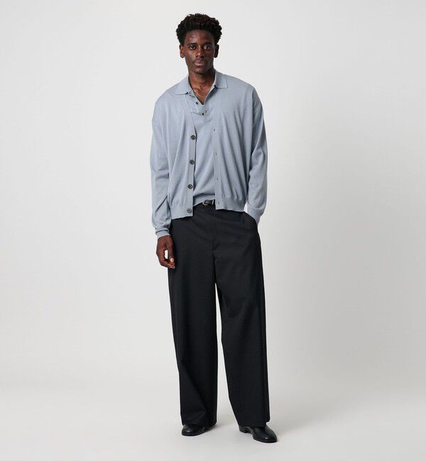 BEAUTY&YOUTH UNITED ARROWS「SPIFFY ウール 3B ショートスリーブ ポロシャツ ウォッシャブル」|ニット・セーター|