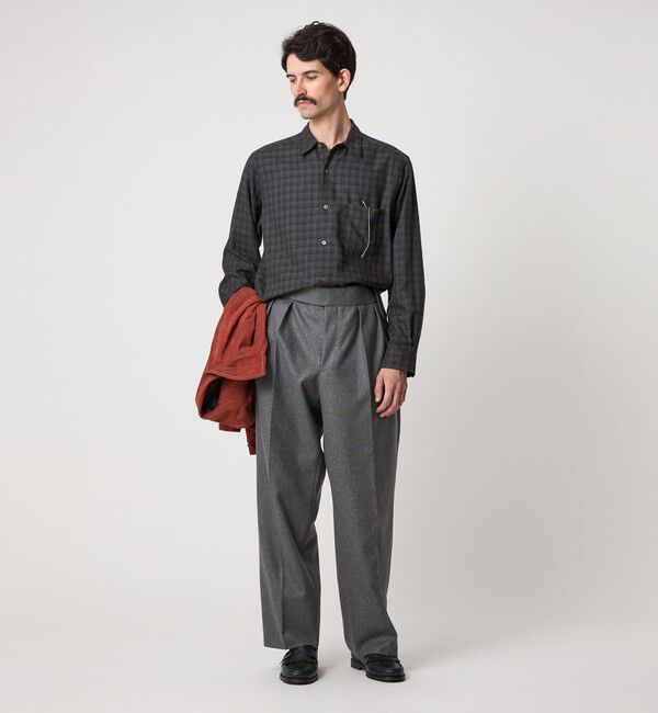 STEVEN ALAN「＜Steven Alan＞ ネル  オンブレー チェック レギュラーカラー シャツ NARROW」|シャツ・ブラウス|