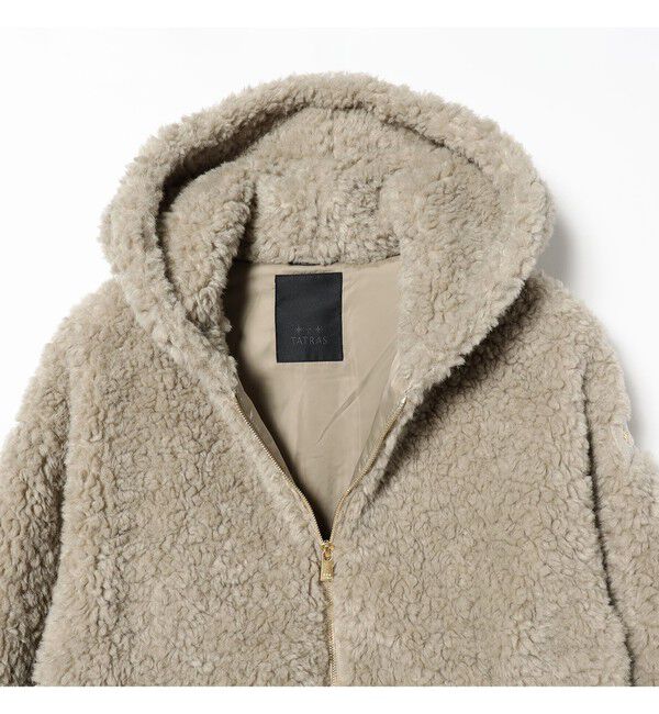 Demi-Luxe BEAMS 「【WEB限定】TATRAS / IPAMA ボア フードジャケット」|ブルゾン・スタジャン|
