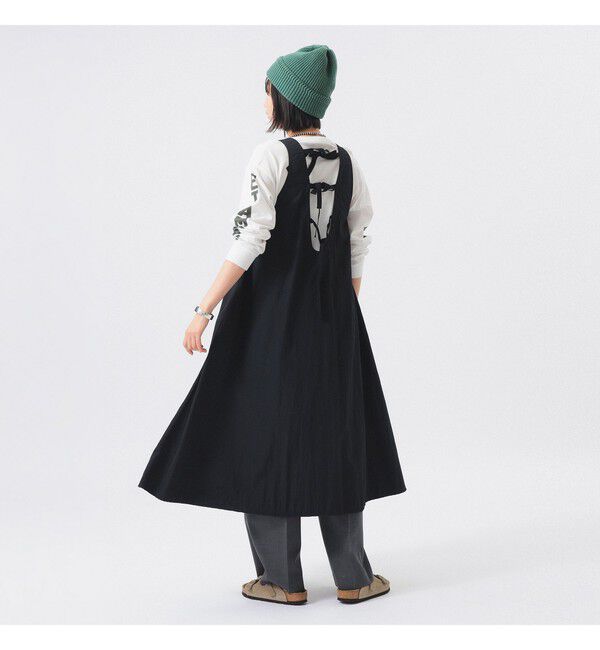 BEAMSBOY「ナイロン タッサー C-1 ノースリーブ ワンピース」|ワンピース|