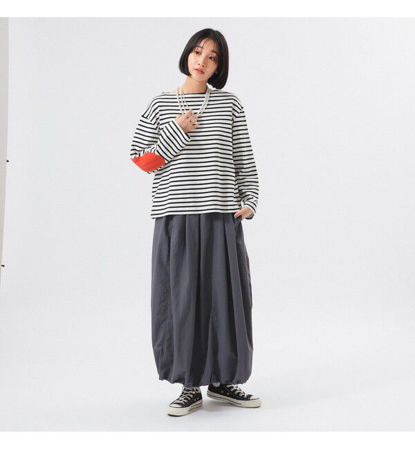 BEAMSBOY「エルボー パッチ バスク ロングスリーブ」|Tシャツ・カットソー|