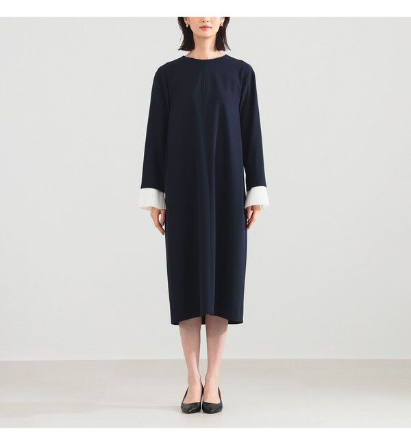 Demi-Luxe BEAMS 「プリーツカフス ワンピース＊」|ワンピース|