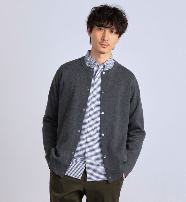 SHIPS any「SHIPS any: 〈手洗い可能〉 ミラノリブ クルーネック カーディガン 24SS◇」|カーディガン|