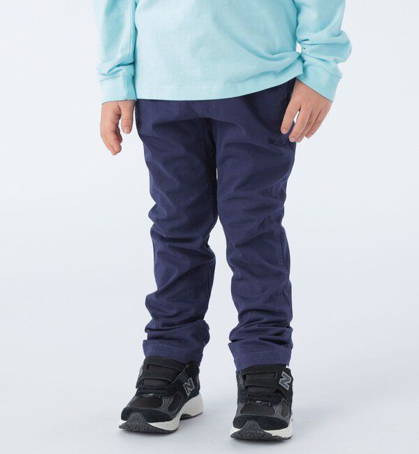 SHIPS KIDS「【SHIPS KIDS別注】Gramicci:100～160cm / ストレッチ ナロー パンツ」|その他|ネイビー
