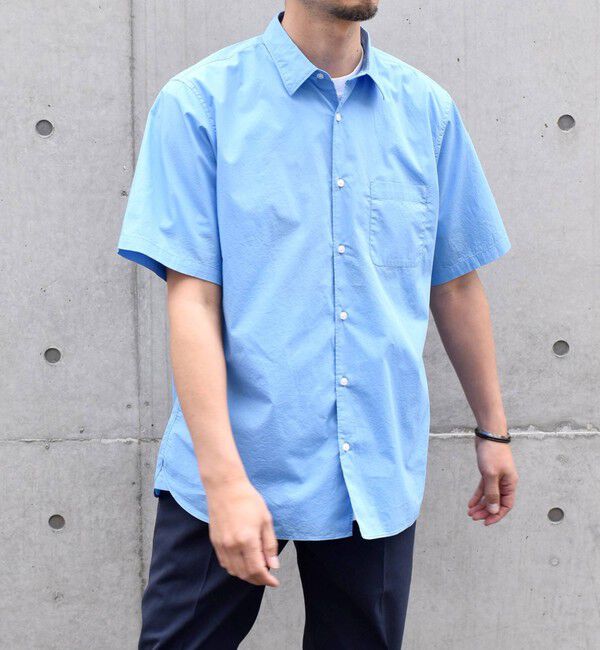SHIPS any「SHIPS any: ブルーパレット ソリッド / ストライプ リラックス レギュラーカラー シャツ◇」|シャツ・ブラウス|