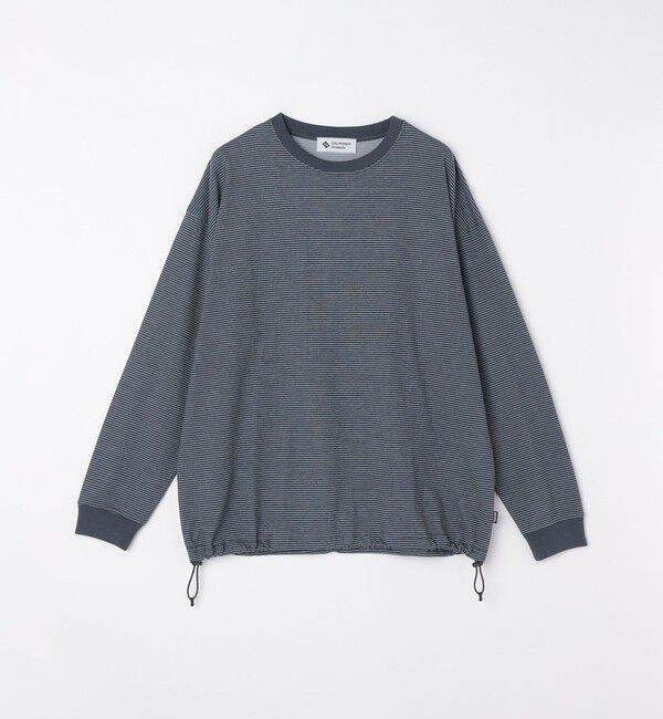 SHIPS「City Ambient Products: SHELTECH(R) マイクロボーダー 長袖Tシャツ」|Tシャツ・カットソー|