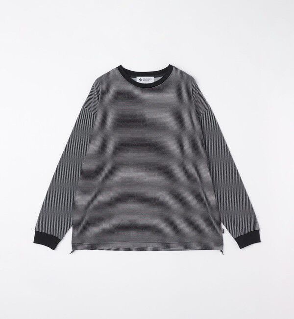 SHIPS「City Ambient Products: SHELTECH(R) マイクロボーダー 長袖Tシャツ」|Tシャツ・カットソー|