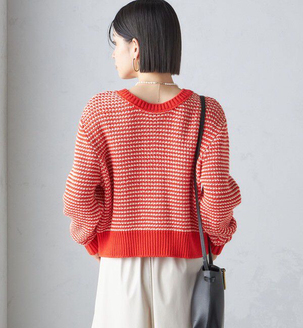 SHIPS for women「〈手洗い可能〉ジャカード プルオーバー」|ニット・セーター|