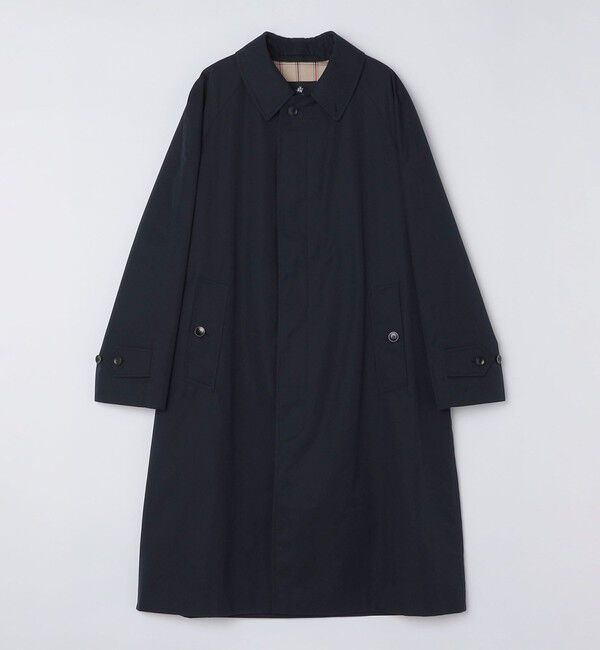SHIPS「GRENFELL: CAMPBELL ステンカラー コート」|ステンカラーコート|ネイビー
