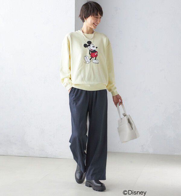 SHIPS for women「〈手洗い可能〉両面起毛 ドロスト パンツ（ネイビー）」|その他|