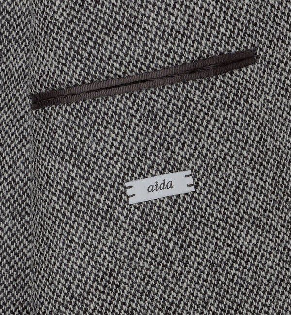 SHIPS「【SHIPS別注】CARUSO: ワイドラペル ヘリンボーン ツイード ジャケット」|テーラードジャケット|