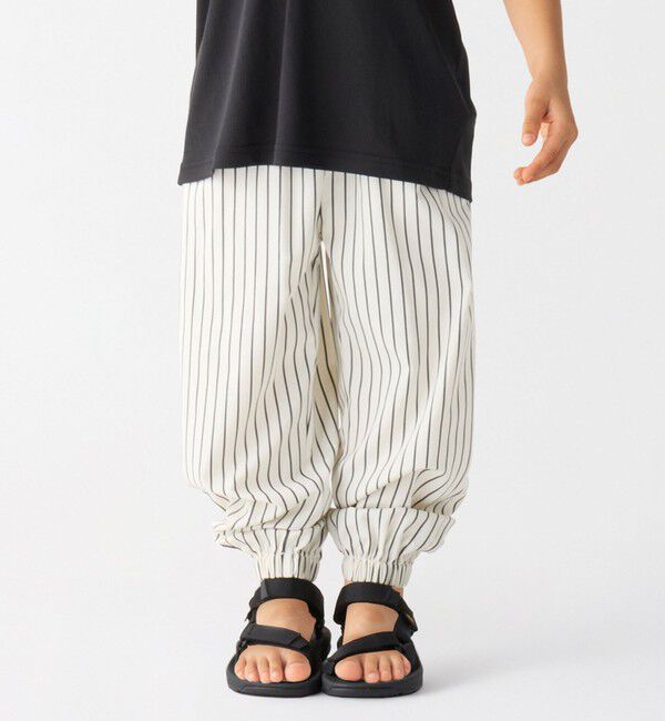 SHIPS Colors 「SHIPS Colors:90～140cm / ストライプ イージー パンツ」|その他|オフホワイト
