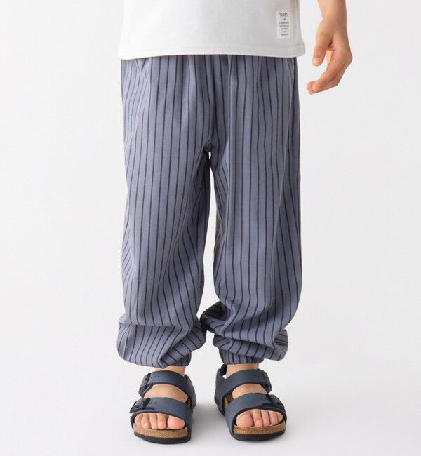SHIPS Colors 「SHIPS Colors:90～140cm / ストライプ イージー パンツ」|その他|ダークグレー