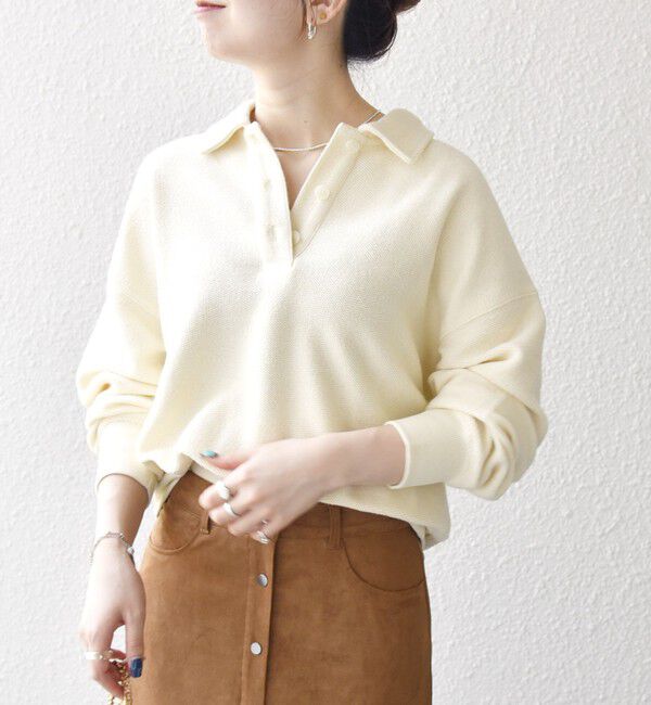 SHIPS any「SHIPS any:〈手洗い可能〉サカリバ コンパクト ポロシャツ プルオーバー」|ポロシャツ|