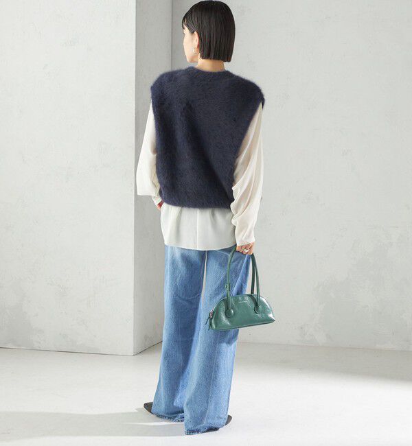 SHIPS for women「杢フォックス カシミヤ ニット ベスト」|ベスト・ジレ|