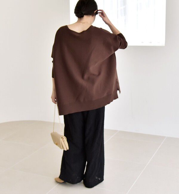 quaranciel「quaranciel:〈洗濯機可能〉フラワー レース ワイド パンツ」|その他|