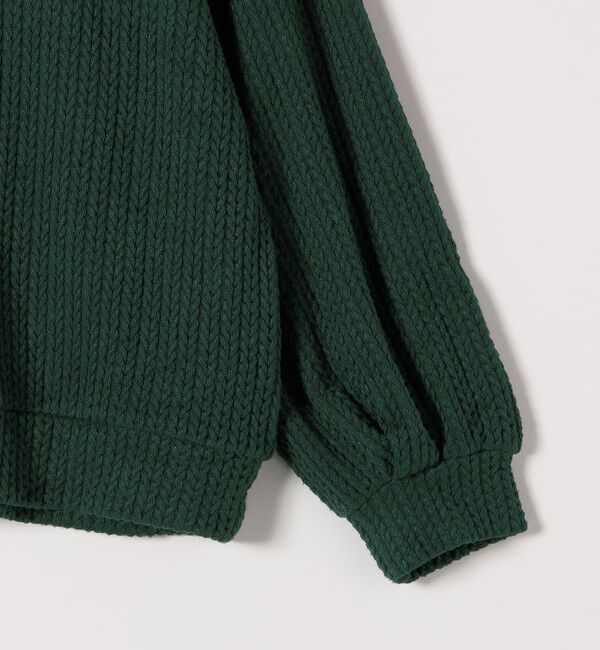 quaranciel「quaranciel:〈手洗い可能〉ケーブル ジャージー Vネック プルオーバー」|Tシャツ・カットソー|