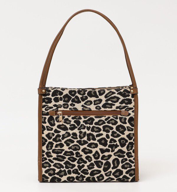 SHIPS any「SHIPS any: レオパード ゼブラ スクエア トート バッグ」|トートバッグ|