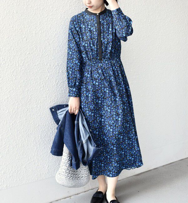 SHIPS Colors 「SHIPS Colors:〈手洗い可能〉MULHOUSE フラワー プリント ワンピース◇」|ワンピース|