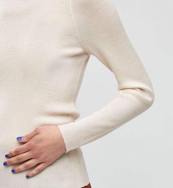 DES PRES「ウーステッドウールリブ クルーネックプルオーバー」|ニット・セーター|