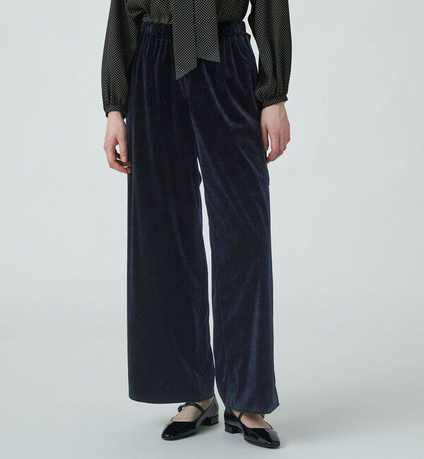 Ballsey「マットベロア イージーストレートパンツ」|その他|