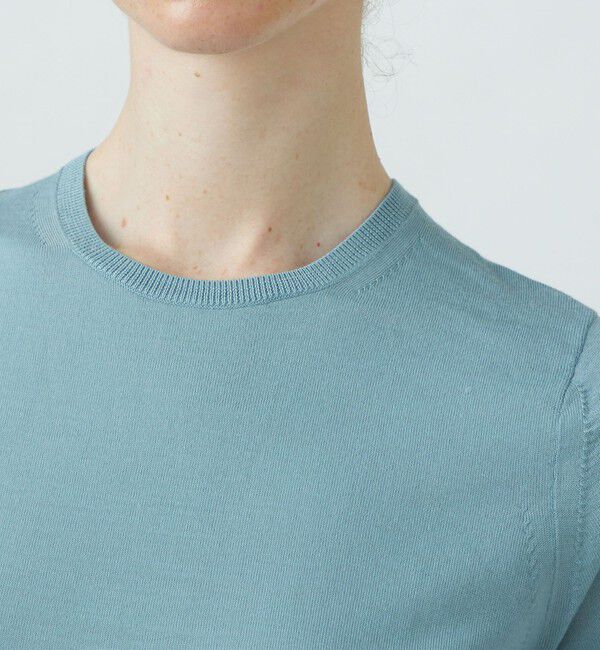 Ballsey「スーパーエクストラファインウール ハーフスリーブプルオーバー」|ニット・セーター|